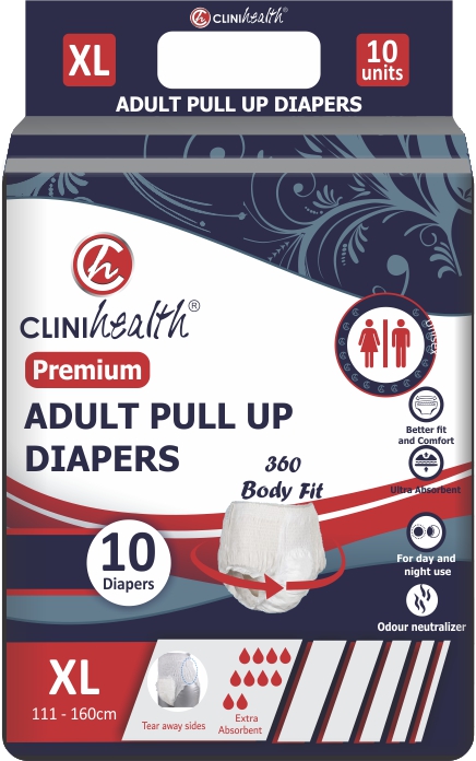 Adult Diapers Premium 10s - XL Pullup 10S - Clinihealth