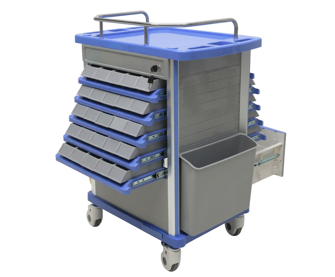 Medicine Trolley - Double Sides 1