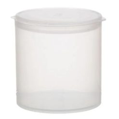 Tablet Vials Plastic Snap on Lid Clear 100ml - 50s