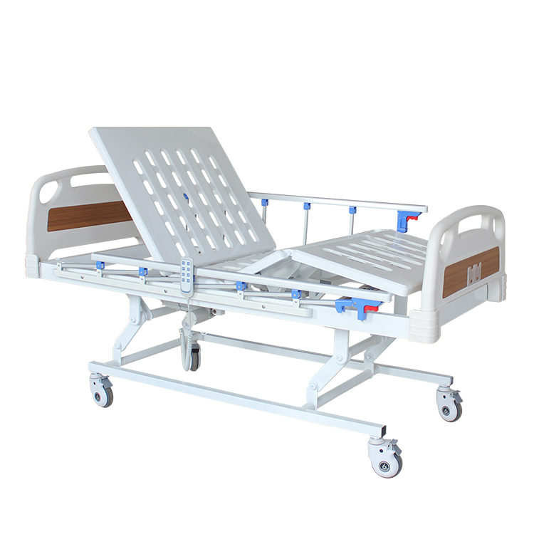 3-Function-ICU-electric.jpg Three Function Electric ICU Bed with 10cm 4 Section Mattress - Image 1
