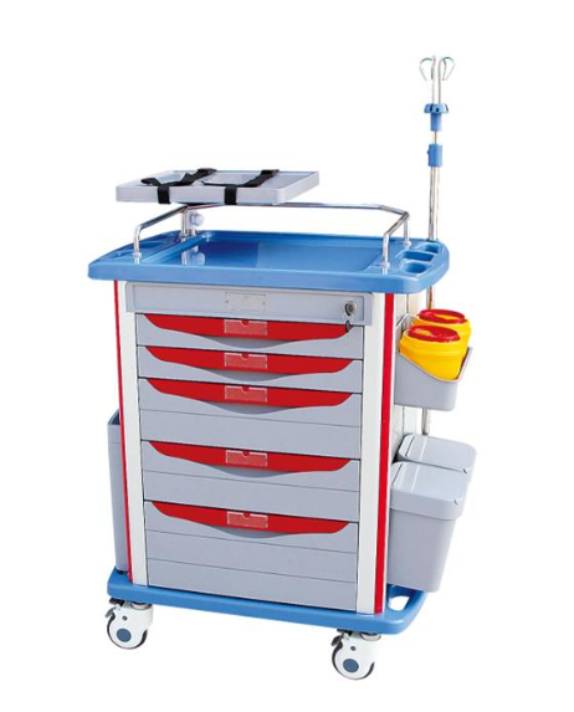 5-Drawer-Emer.jpg 5 Drawer Emergency Trolley - Image 1