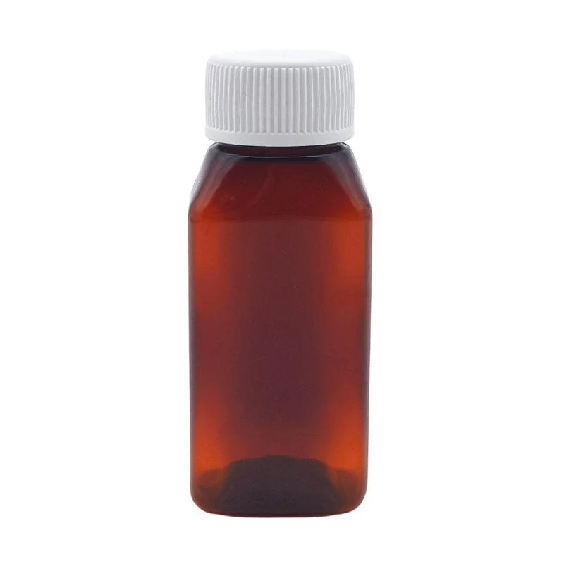 50ml-rectangular-amber-pet-bottle-complete-bottles-and-jars.webp Bottle Rect Amber 100ml - Pack of 100 - Image 1