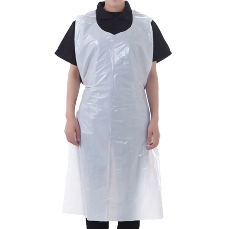 APRON-DISPOSABLE-1.jpg Disposable Poly Aprons 20 Micron Pack of 100 - Waterproof - Image 1