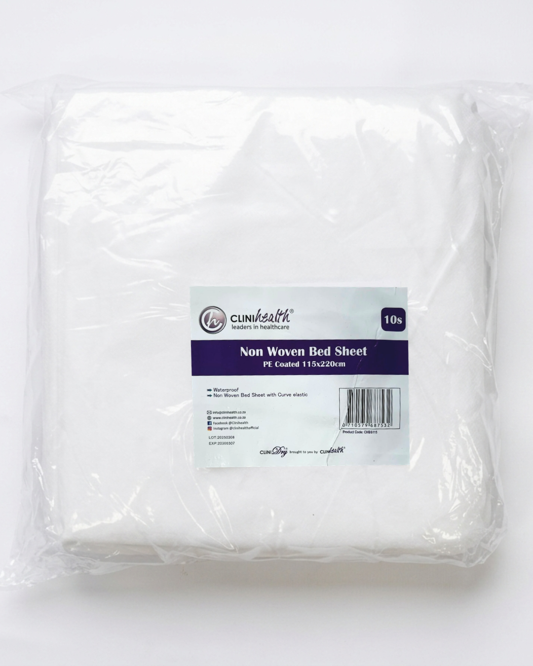 Bed-Sheet-Non-Woven-Disposable.png Mattress Protector / Bed Sheet Non Woven Disposable 115x220cm - 10s - Image 1