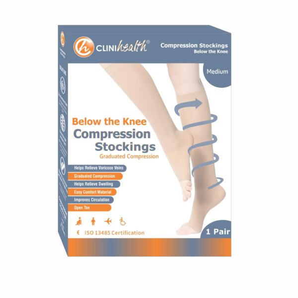 Compression Stockings Medium Below the Knee Class 2
