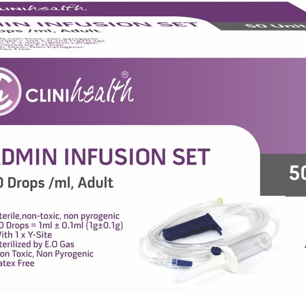 IV Admin Solution Set 20 Drop Latex Free Adult - Pack of 50