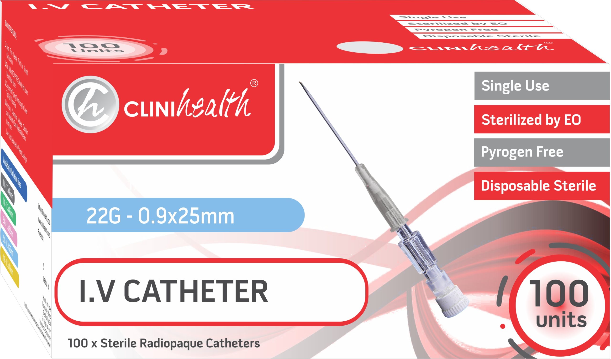 IVC22G0925CH-IV-Cath-without-Port-and-Wings-22g-scaled-1.jpg IV Catheter 22G without Port and Wings - Box of 100 - Image 1
