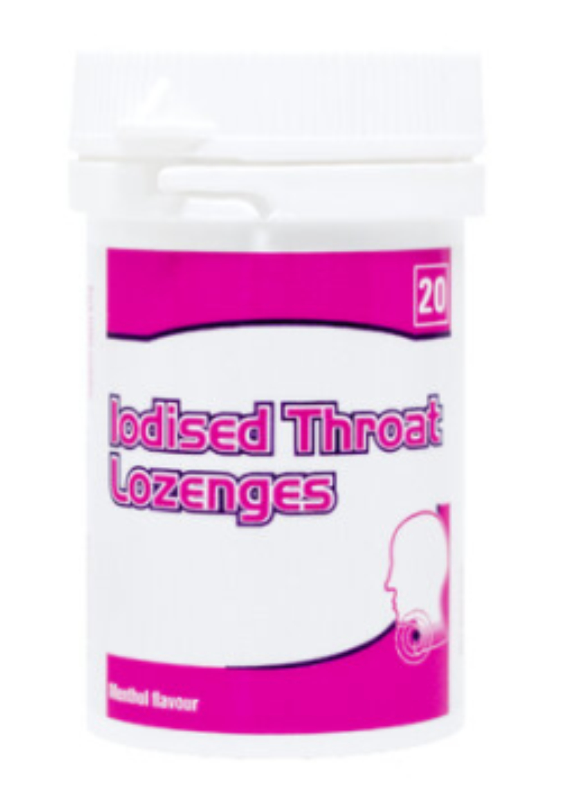 Iodised.jpg Iodised Throat Lozenges - Pack of 20 - Image 1