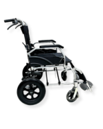Wheelchair Aluminium Black - 45cm Seat - Image 6