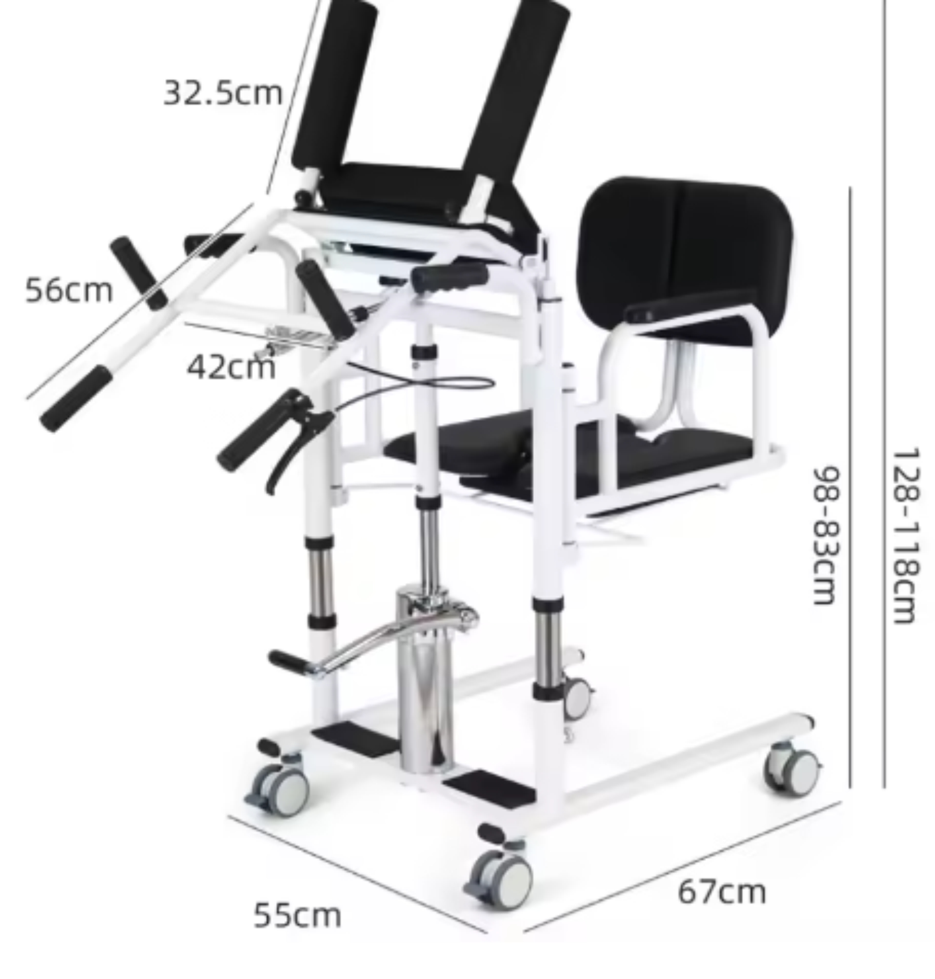 Lifter-2.jpg Patient Lifter Hydraulic Lift for Patient Transfer - Image 1