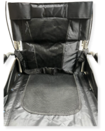 Wheelchair Aluminium Black - 45cm Seat - Image 7