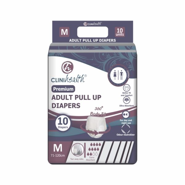 Adult Diapers Premium Medium Pullup - Pack of 10