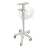 Patient Monitor Trolley - 5 Wheel Base Hydraulic