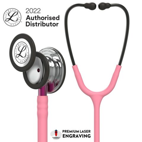 Pink.jpg Littmann Classic III Stethoscope – Pink - Image 1
