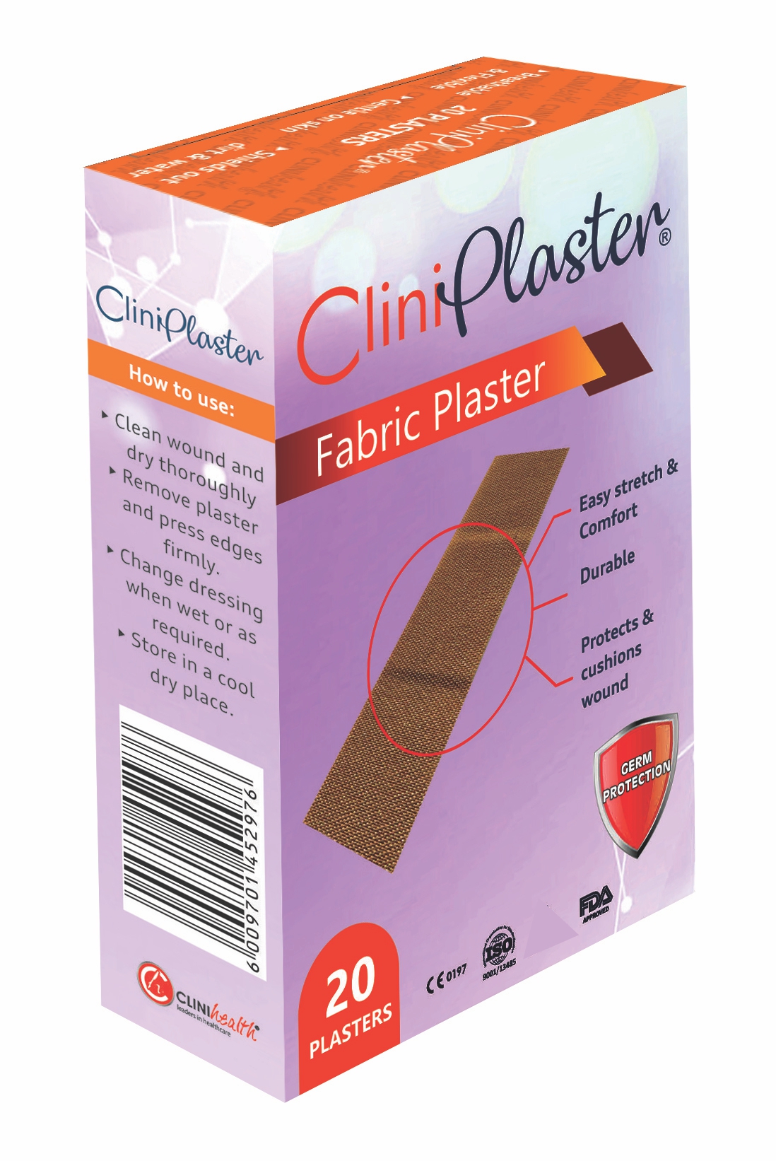Plasters-Fabric-20s-New.jpg Fabric Plasters Pack of 20 - Breathable & Flexible - Image 1