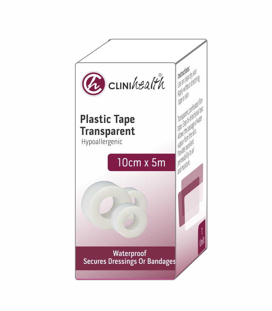 Plastic-Tape-10.jpg Plastic Tape Transparent 10cm x 5M - Singles - Image 1