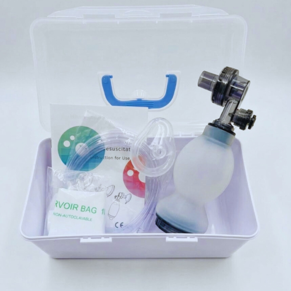 Oxygen Resuscitator Ambu Bag - Manual Peads (Silicone)