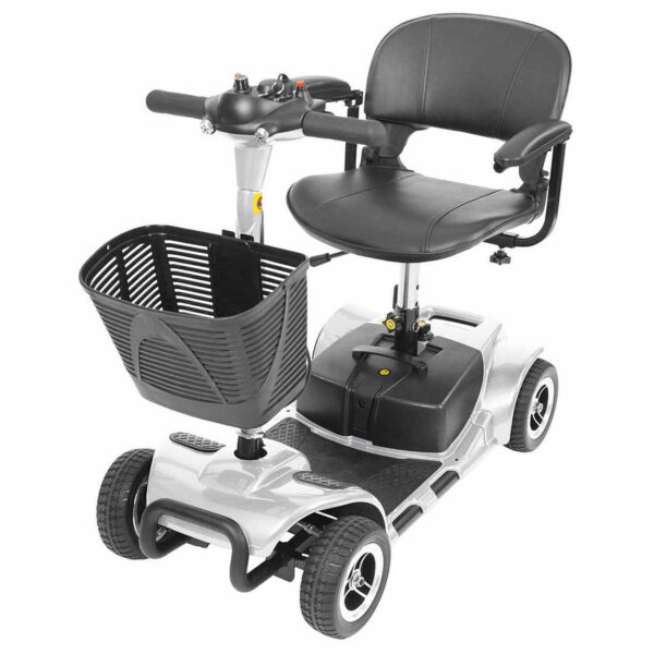 Mobility Scooter - with 360 Degree Moving Seat Silver