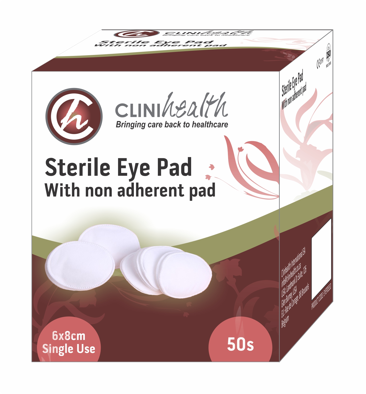 Sterile-Eye-Pad.jpg Cotton Eye Pads Sterile - Pack of 50 - Image 1