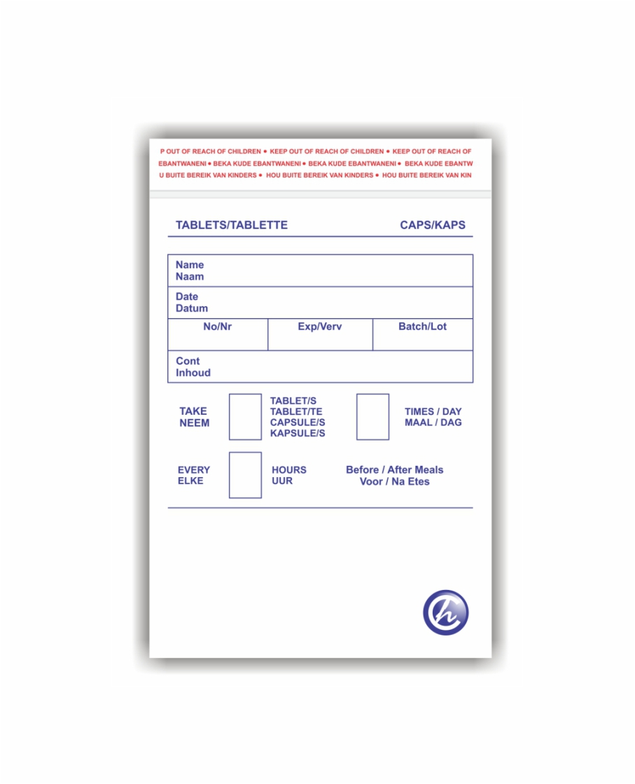 Tablet-Bag-Clinihealth.jpg Tablet Dispensing Bags 115mm x 75mm - Pack of 1000 - Image 1