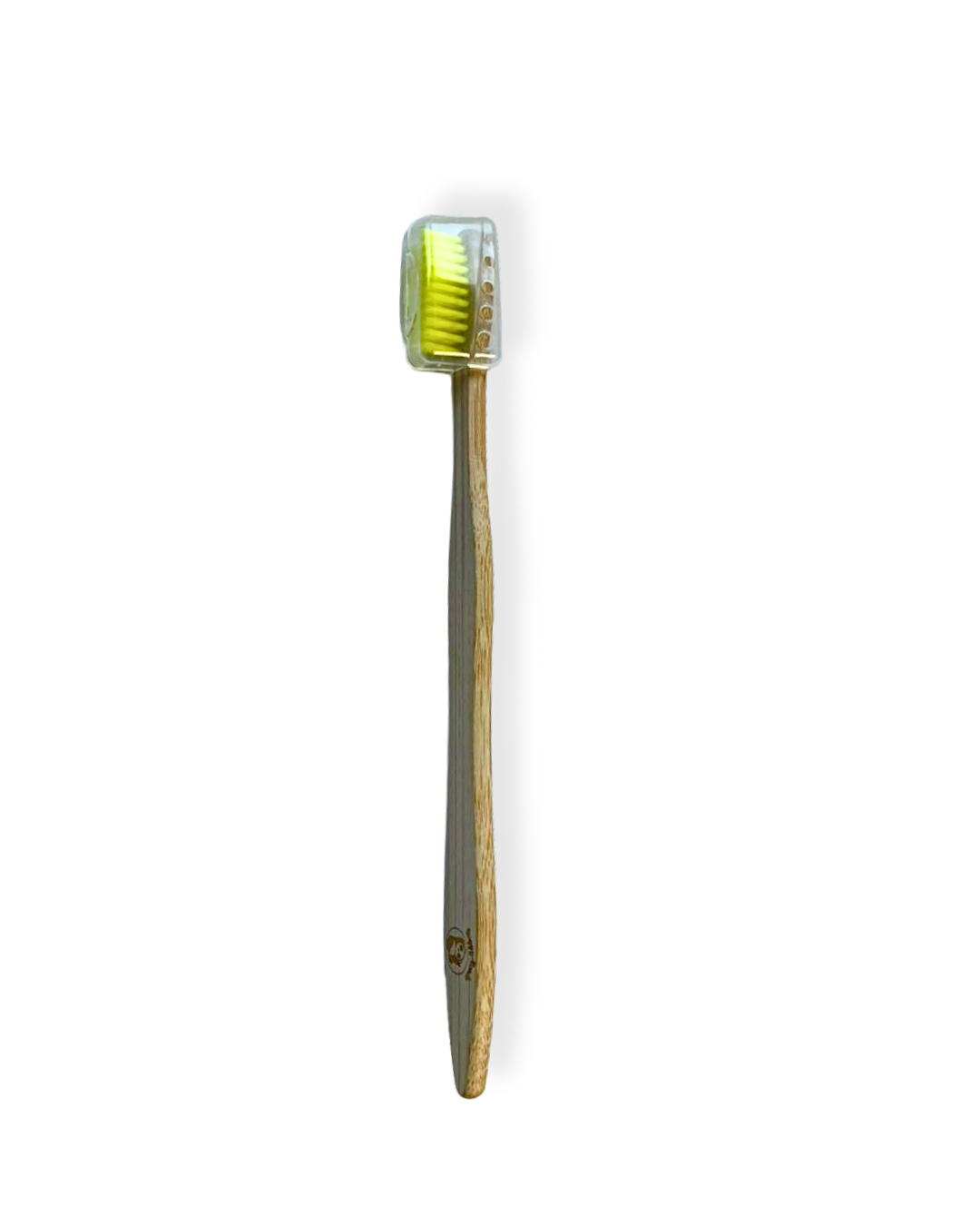 Toothbrush-Yellow.png Bamboo Toothbrush Adult 0.18mm Medium with Dust Cap - Single - Image 1
