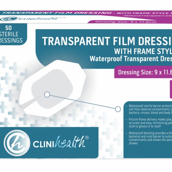 Dressing Transparent Film with Frame style IV - 9x11.6cm - Pack of 50