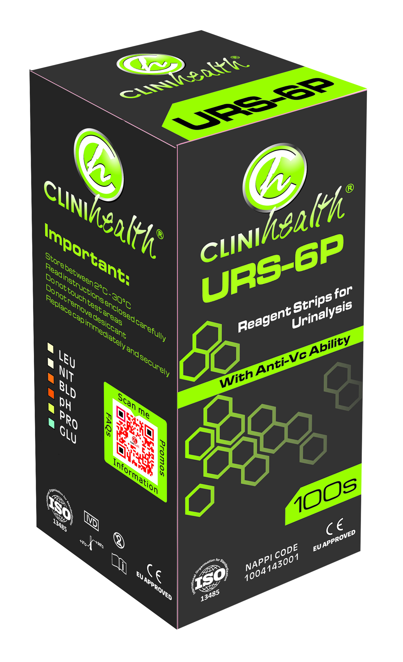 AlwaysAccurate_6P_C_14 Combi 6 Urine Test - Box of 100 - Image 1