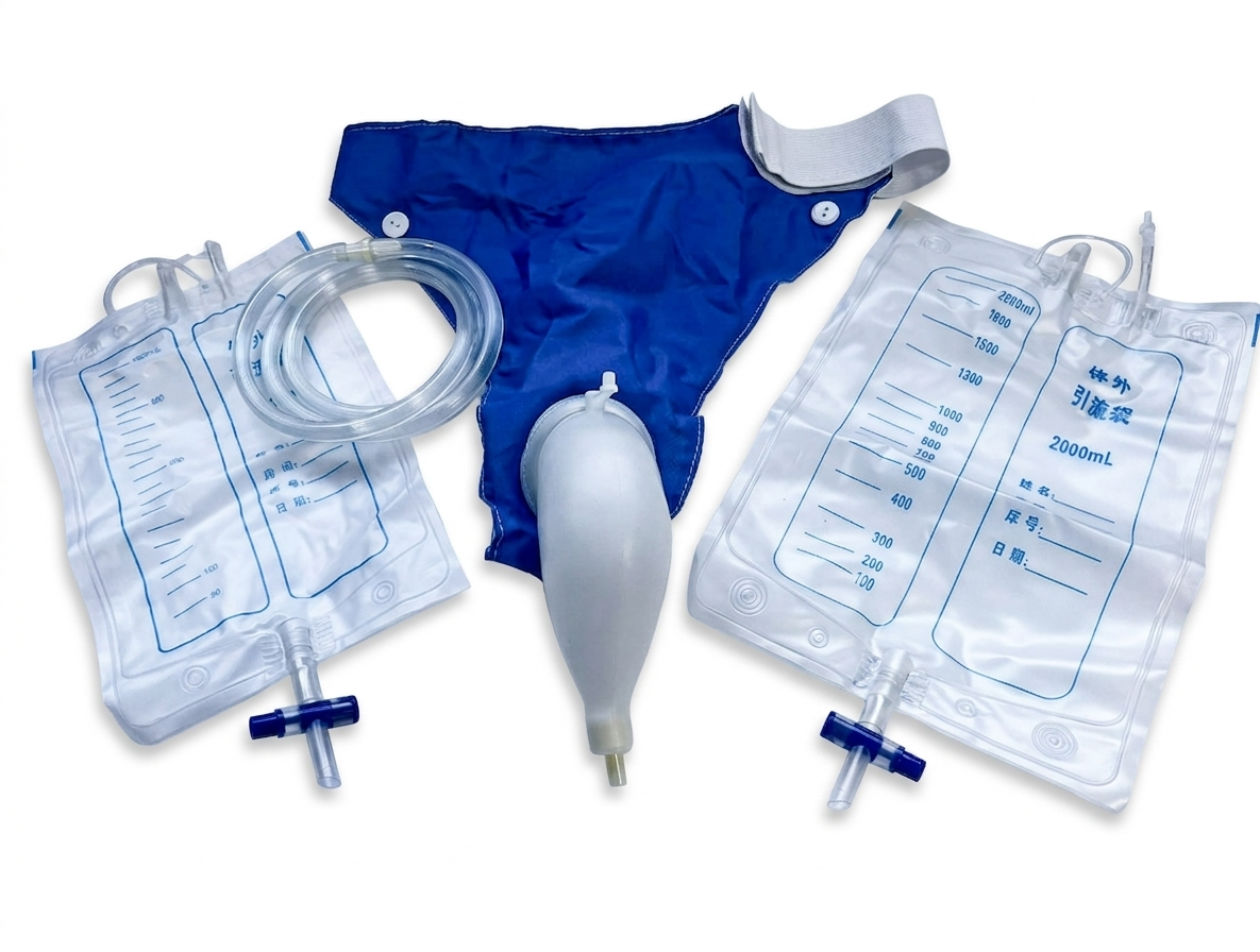 Urine-bag-new.png Portable Urine System (1000ml + 2000ml Drainage Bags) - Image 1
