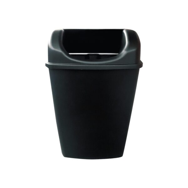 Wall Waste Bin Solo Plastic - Black/ABS