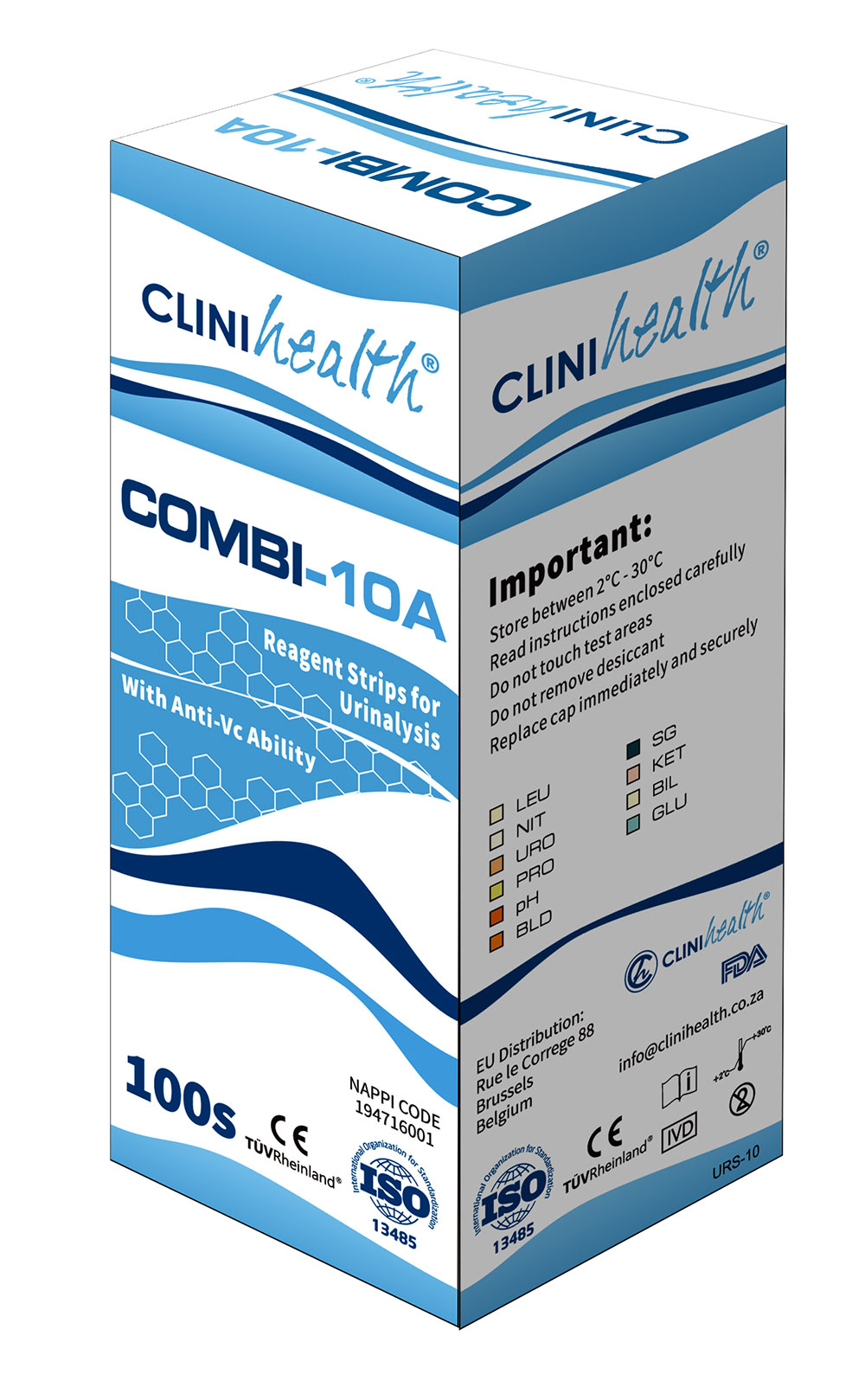 combi-10-new.jpg Combi 10 Urine Test - Box of 100 - Image 1