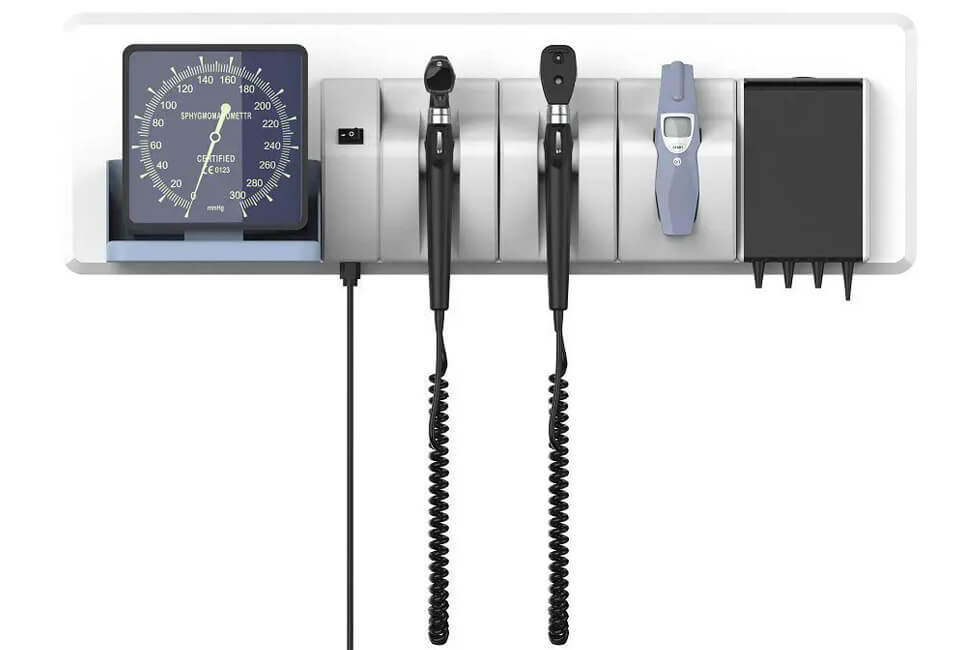 wall-mounted-ent-diagnostic-set3.jpg Wall Mounted ENT Diagnostic Set - Image 1