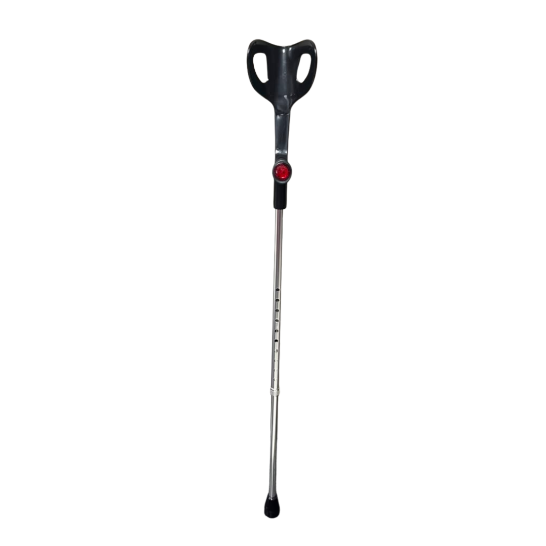 Elbow-Crutch-Black-Single.png Elbow Crutch Black Single - Image 1