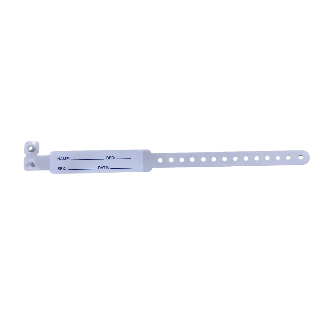 White-Adult-ID-Band.png Identification Bands White Adult – Pack of 100 - Image 1